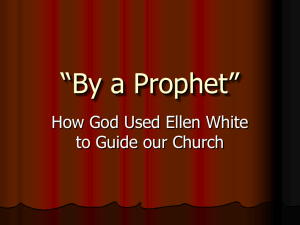Ellen G. White`s Role in the Development of the SDA Church