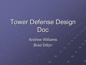 Tower Defense Design Doc