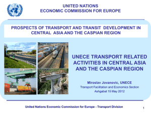 United Nations Economic Commission for Europe - Transport