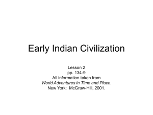 Early Indian Civilization