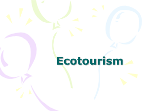 Ecotourism - Staffordshire Learning Net