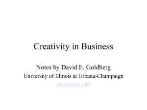 Creativity in Business DEG 2