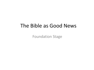 `The Bible as Good News`.