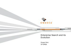 Enterprise Search and its Evolution