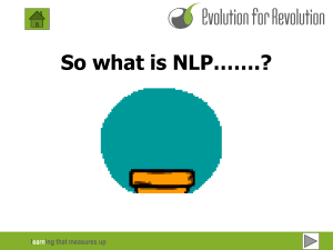 to our PowerPoint presentation introducing NLP