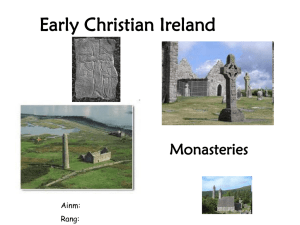 Monasteries and ECI