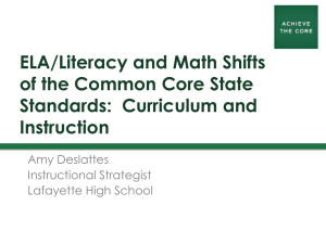 CCSS Instructional Practice Guides