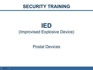 IED (Improvised Explosive Device)