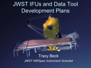 JWST IFUs and IFU Development Plans