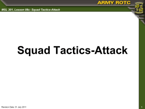 MSL 301, Lesson 08c: Squad Tactics