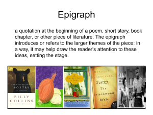 epigraphs - teachersteachingwriting