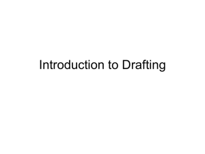 Introduction to Drafting - Center on Technology and Disability