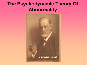 Psychodynamic Approach Powerpoint