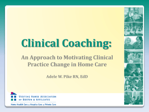 Clinical Coaching