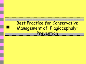 Best Practice for Plagiocephaly