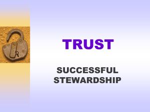 The Trust Life: Successful Stewardship