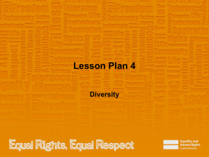 Slides: Lesson 4 - Equality and Human Rights Commission