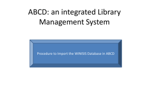 ABCD: an integrated Library Management System