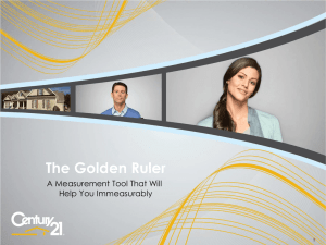 The Golden Ruler Traffic Report