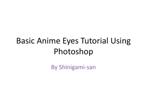 Basic Anime Eyes Tutorial Using Photoshop