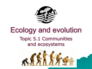 Ecology definitions