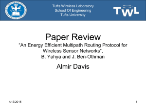 Presentation 05 - Tufts Wireless Laboratory