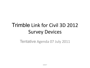 Trimble Link for Civil 3D 2012