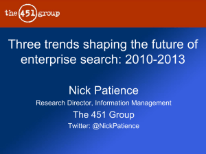 Enterprise Search market 2010 & beyond