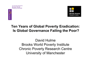 Global Poverty and Global Governance