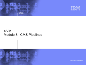 CMS Pipelines