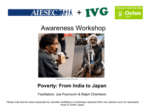 Poverty - International Volunteer Group