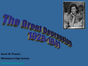 PowerPoint: The Great Depression
