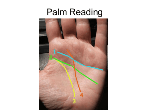 Palm Reading - ESL Adventure