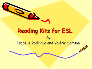 Reading Kits for ESL