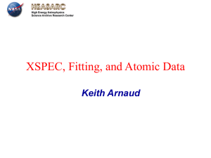 Ideas on XSPEC, Fitting and Atomic Data
