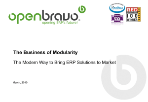 Business of Modularity