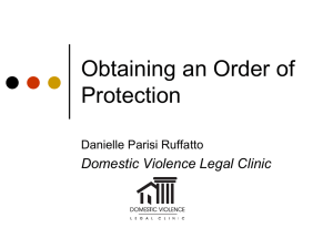 DVLC-Order of Protection PowerPoint