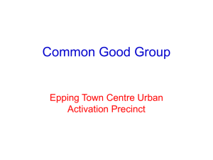 presentation - Common Good Group Epping