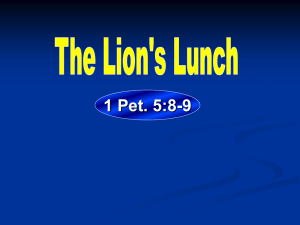 Lion`s Lunch - Radford Church of Christ