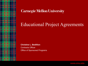 Education Project Agreements Slides