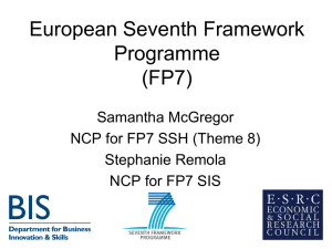 FP7 General Overview (Office document, 911kB)