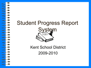 Student Progress Report System