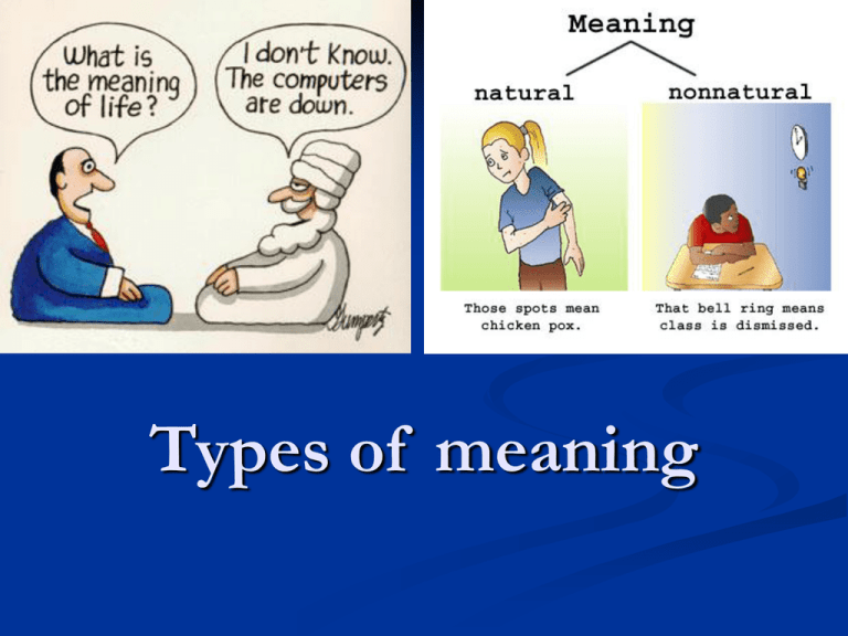 types-of-meaning