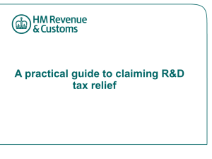 A practical guide to claiming R&D tax relief