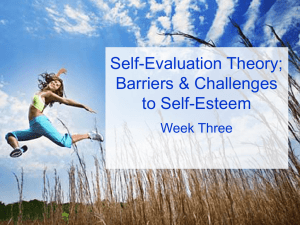 Barriers and Challenges to Self-Esteem