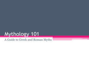 Mythology 101 Review Powerpoint