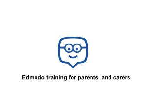 Edmodo parent training PFA – September 2014