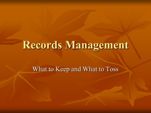 Records Management Web Site - Northern Michigan University