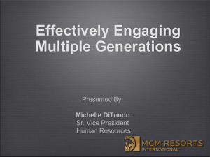 Effectively Engaging Multiple Generations