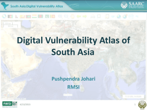 Digital vulnerabilitz atlas of South Asia [PPT, 2.05